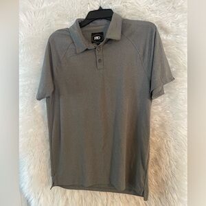 PTO Engineered For The Weekend Men’s Short Sleeve Gray Polo Shirt. Size Medium